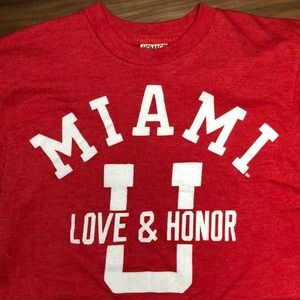 Homage Tee: MIAMI UNIVERSITY Love & Honor